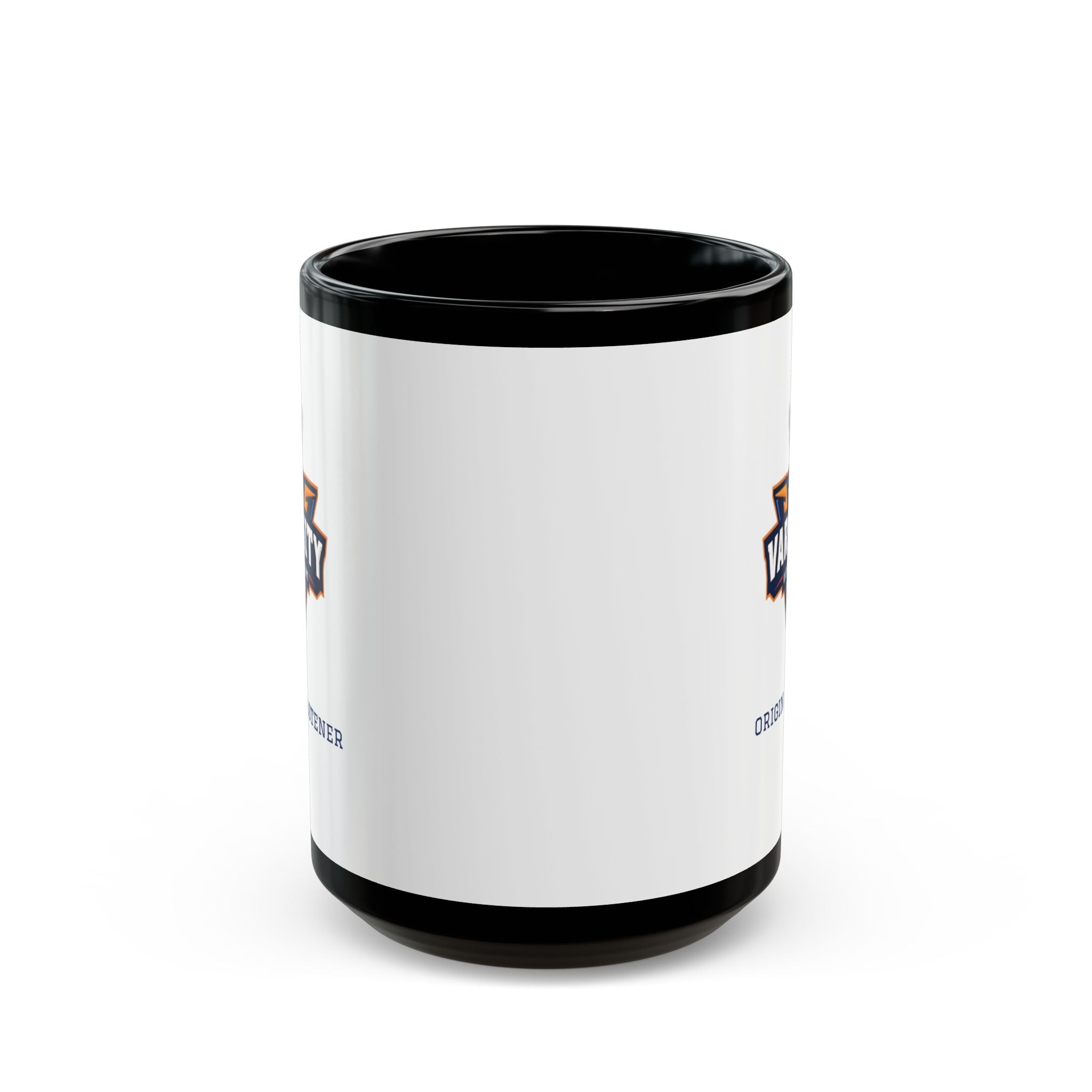 Varsity Viewpoint "Origin Listener" Black Mug — 11oz & 15oz