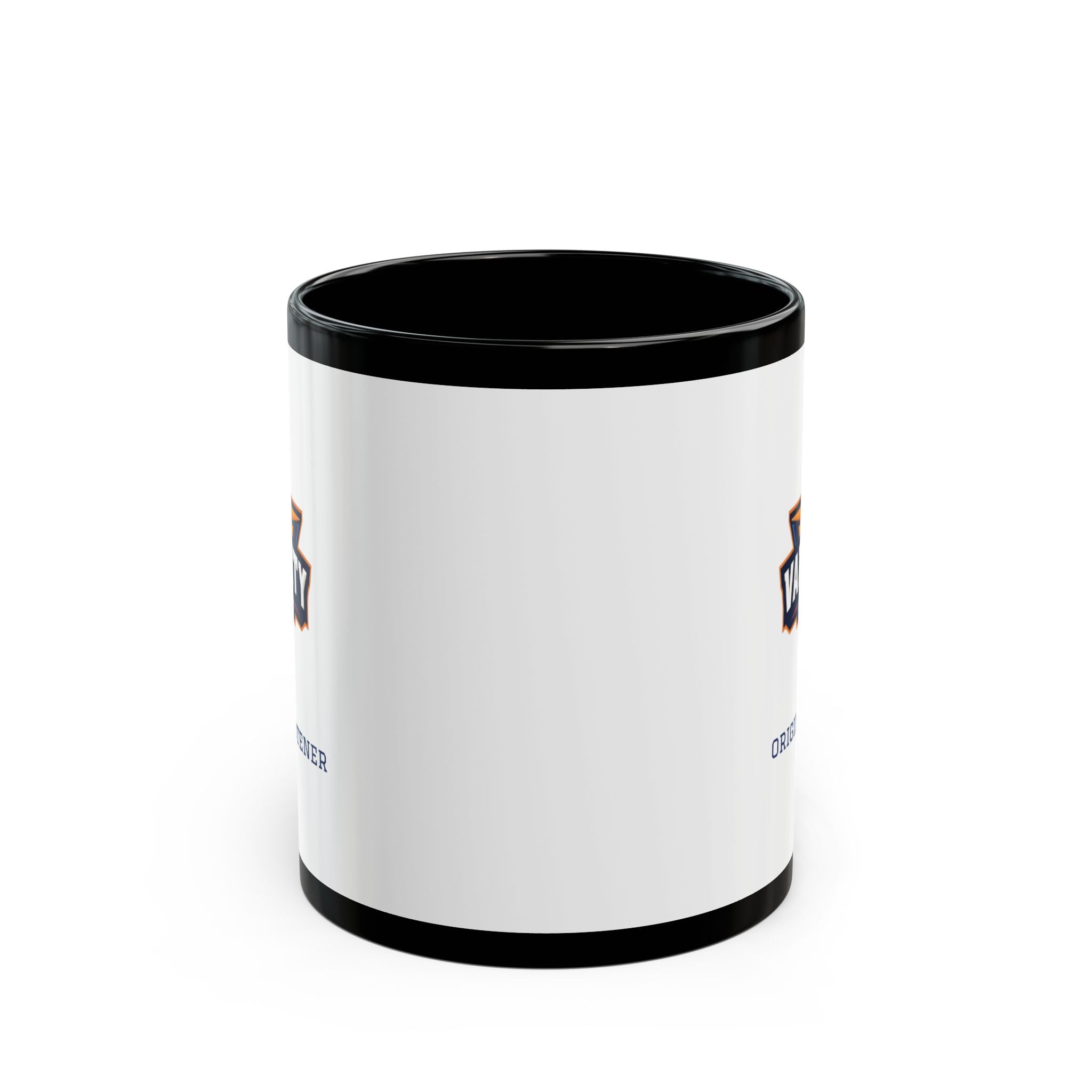 Varsity Viewpoint "Origin Listener" Black Mug — 11oz & 15oz